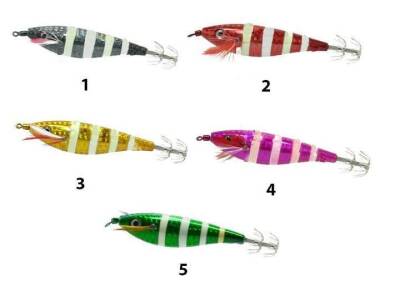 Captain 3020 Kalamar Zokası 7cm Zebra Glow - 6