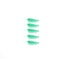 Captain 3050 Silikon Karides 4cm Suni Yem 5li Paket - 6