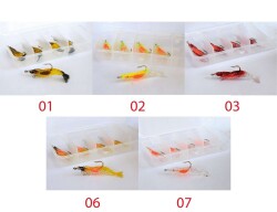 Captain 3062 Silikon Karides 55cm Suni Yem 5li Kutu - 6