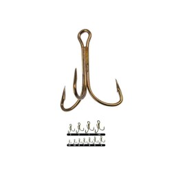 Captain 334 Üçlü İğne 100lü Kutu Bronz - Captain