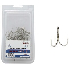 Captain 336 Üçlü İğne Sahte Balık İçin 100lü Kutu Nikel - Captain