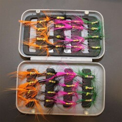 Captain 3452 Trout Fly Sinek Assortment Alabalık Yemi 32li Mix Set - 3