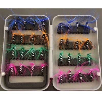 Captain 3453 Trout Fly Sinek Assortment Alabalık Yemi 32li Mix Set - 2