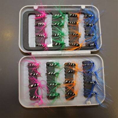 Captain 3453 Trout Fly Sinek Assortment Alabalık Yemi 32li Mix Set - 4