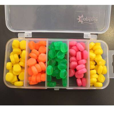 Captain 3496 Pop Corn Silikon Sazan Yemi 100lü Kutuda ColorMix - 2