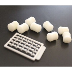 Captain 3497 Dumbell White Color 8li Paket Sazan Yemi - 4