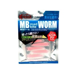 Captain 3518 Mad Bite Earth Worm 4 cm Aromalı LRF Silikon Yem 8li Set - Captain