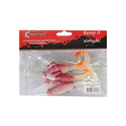 Captain 3559 Pencil Soft 10cm Levrek Silikonu 3lü Suni Balık - 5