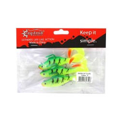 Captain 3559 Pencil Soft 10cm Levrek Silikonu 3lü Suni Balık - 4