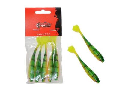 Captain 3566 Pencil Duck 9cm Levrek Silikonu 5li Paket Suni Yem - 3