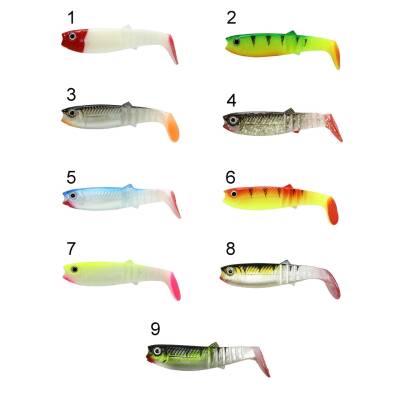 Captain 3569 Style Soft 10cm Levrek Silikonu 5li Paket Suni Yem - 1