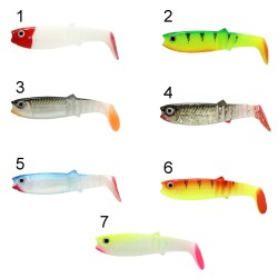 Captain 3569 Style Soft 8cm Levrek Silikonu 5li Paket Suni Yem - Captain