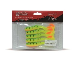 Captain 3571 Taifun Soft 10cm Levrek Silikonu 5li Paket Suni Yem - 8