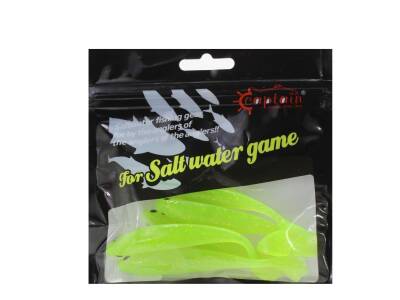 Captain 3587 Dagi Duck Shad 9cm 7gr Levrek Silikonu 5li Paket Suni Yem - 7