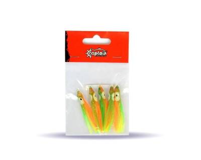 Captain 3593 Octopus Pride 5cm Ahtapot Sübye 5li Paket Suni Yem - 24