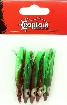 Captain 3593 Octopus Pride 5cm Ahtapot Sübye 5li Paket Suni Yem - 16