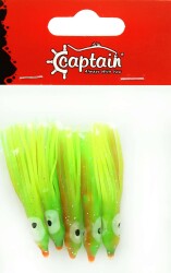 Captain 3593 Octopus Pride 5cm Ahtapot Sübye 5li Paket Suni Yem - 9