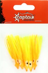 Captain 3593 Octopus Pride 5cm Ahtapot Sübye 5li Paket Suni Yem - 4