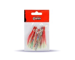 Captain 3594 Octopus Curly 6cm Ahtapot Sübye 5li Paket Suni Yem - 8