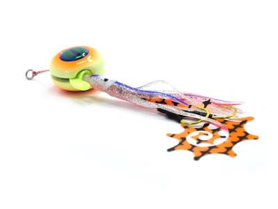 Captain 3644 Cornea UV 3D Eye 100gr Tai Rubber Slider Jig - 6