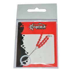 Captain 4913 Stoper 3x5li Paket Kırmızı Silikon Stopper - Captain