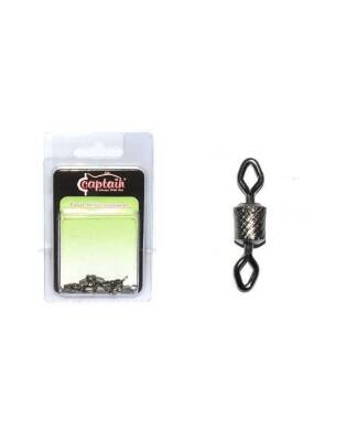 Captain 5005 Elmas Gözlü Fırdöndü 10lu Paket Black Nikel - 2