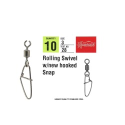 Captain 5033 New Hoked Klips 10lu Paket Black Nikel - 3