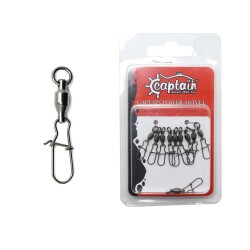 Captain 5045 Kilitli Klips Rulmanlı 5li Paket Black Nikel - Captain