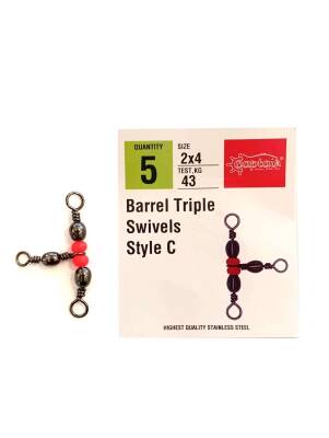 Captain 5129 Üçlü Boncuklu T Fırdöndü 5li Paket Black Nikel - 2