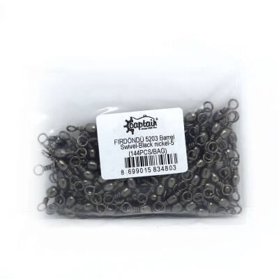 Captain 5203 Fırdöndü 144lü Paket Black Nikel - 2