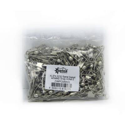 Captain 5220 Klips 144lü Paket Nikel - 2