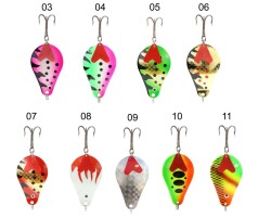 Captain 6124 Turna Kaşığı 30gr Pablo 6cm - Captain