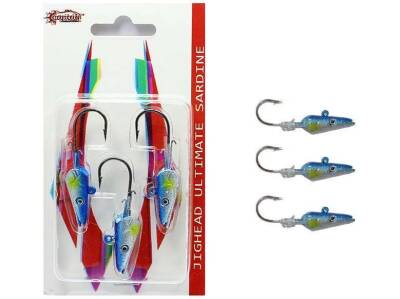 Captain 6457 Jig Head 15gr Ultimate Sardine 3lü Set - 7
