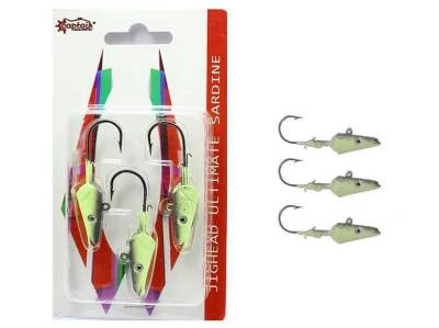 Captain 6457 Jig Head 15gr Ultimate Sardine 3lü Set - 5