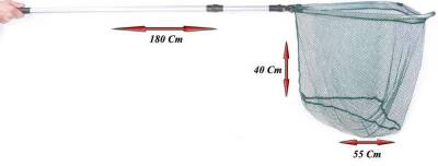 Captain 6720 Kepçe 2 Parça 180cm Teleskopik Kepçe 50x40cm Tor - 1