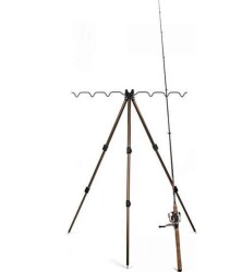 Captain 6803 Tripod Alüminyum Teleskobik 3lü Kamış Sehpası 120cm - 6