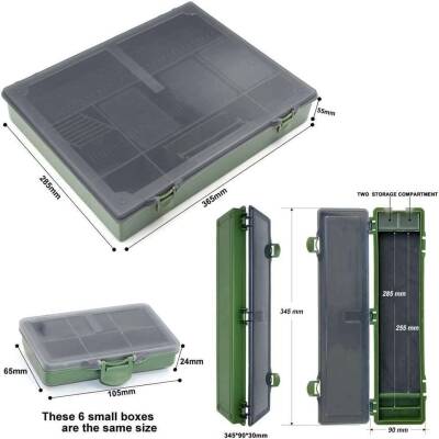 Captain 7122 Carp Box 8li Set 36x30x55cm - 7