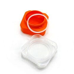 Captain 7241 Sızdırmaz LRF Silikon Yem Kutusu 8x8x4cm - Captain