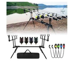 Captain 7646 Carp Sehpa Alarm Swinger 4lü Combo SET - 3