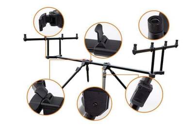 Captain 7646 Carp Sehpa Alarm Swinger 4lü Combo SET - 5