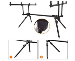 Captain 7646 Carp Sehpa Alarm Swinger 4lü Combo SET - 8