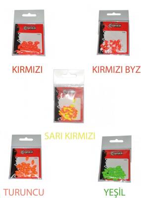 Captain 7666 Renkli Boncuk Oval 110mm Silikon Boncuk 20li Paket - 5