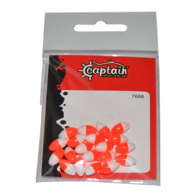 Captain 7666 Renkli Boncuk Oval 110mm Silikon Boncuk 20li Paket - 1