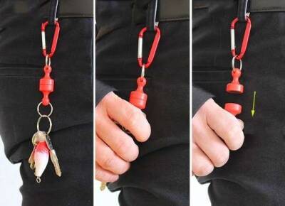 Captain 7683 Çok Amaçlı Mıknatıslı Karabina Magnet Klips - 1