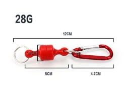 Captain 7683 Çok Amaçlı Mıknatıslı Karabina Magnet Klips - 5