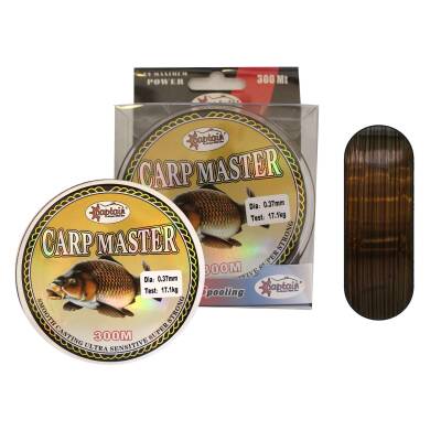Captain Carp Master 300mt Monofilament Misina Brown+Green - 1
