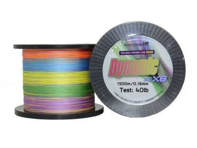 Captain Dynamic PE 8 Örgü Spin İp Misina 1500mt Multi Color - 1