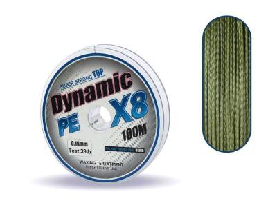 Captain Dynamic Soft PE 8 Örgü İp Misina 100mt Yeşil - 6