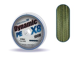 Captain Dynamic Soft PE 8 Örgü İp Misina 100mt Yeşil - 7