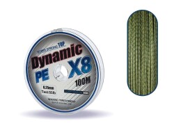 Captain Dynamic Soft PE 8 Örgü İp Misina 100mt Yeşil - 10